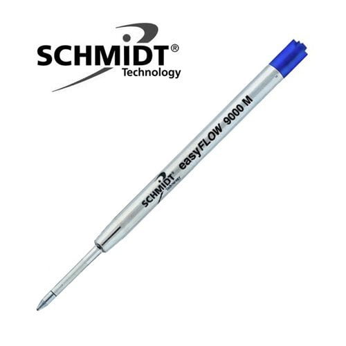 SCHMIDT Easy Flow 9000 Ballpoint Pen Refill 6 BLACK & BLUE MEDIUM NEW STOCK